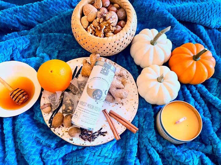 Build Your Own Custom Tea Time Gift Set with Honey and Two Teas + Tea Towel of Your Choice