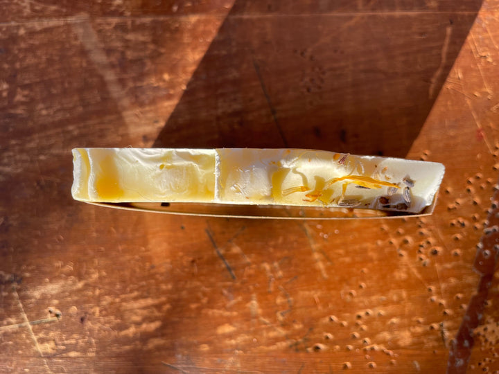 Sweet Orange & Lavender Handmade Scented Soap w. Foraged, Natural, Organic Ingredients for a Refreshing Spa Experience