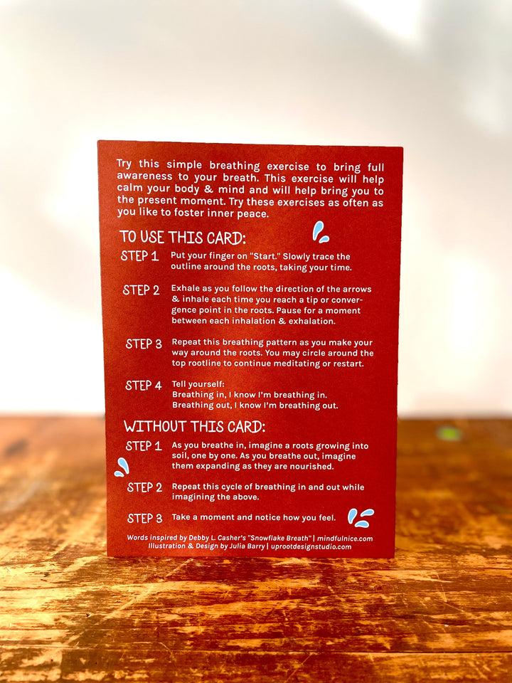 Eco Wellness Kit: Basil Mindful Growing Kit, "Rooted" Meditation Card + Mindfulness Journal (Get Growing)