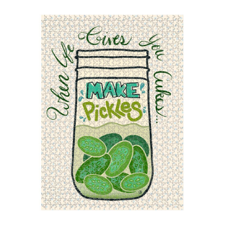 When Life Gives You Cukes...Make Pickles Vertical Puzzle