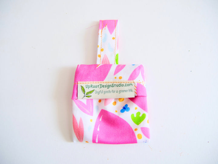 Organic Mini Go Pouch or Pet Waste Bag Pouch Mini Bag Purse Organizer Belt Pack