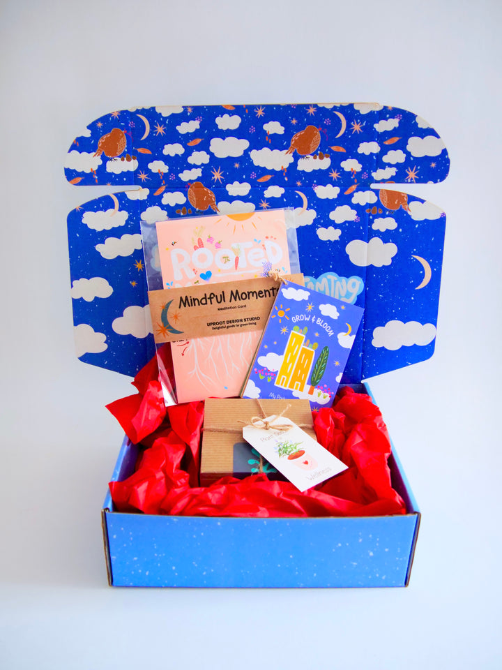"Get Growing" Mindful Gardening Kit: Mindfulness Journal, Meditation Card + Growing Kit - Assorted (Winter Dreaming)