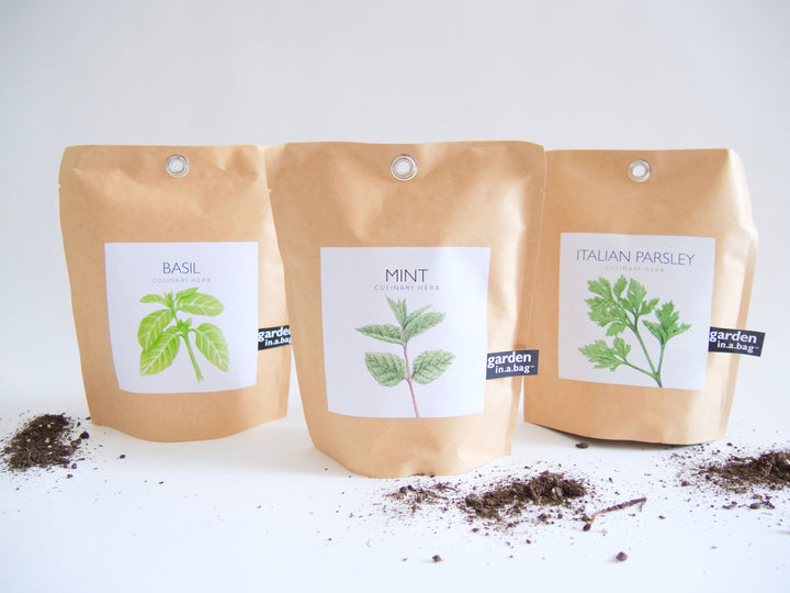 Garden in a Bag Kit with Soil, Seeds & Growing Bag (Assorted Year-Round)
