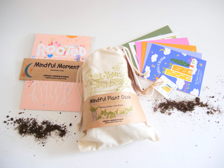 "Get Growing" Mindful Gardening Kit: Mindfulness Journal, Meditation Card + Growing Kit - Assorted (Winter Dreaming)