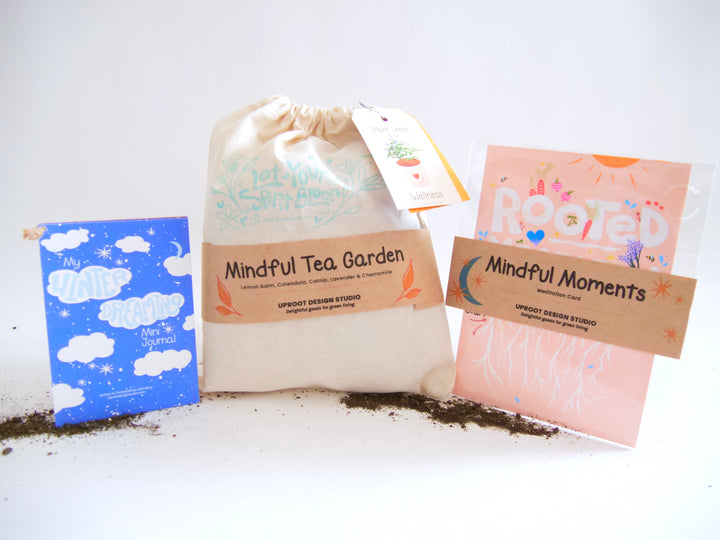 "Get Growing" Mindful Gardening Kit: Mindfulness Journal, Meditation Card + Growing Kit - Assorted (Winter Dreaming)