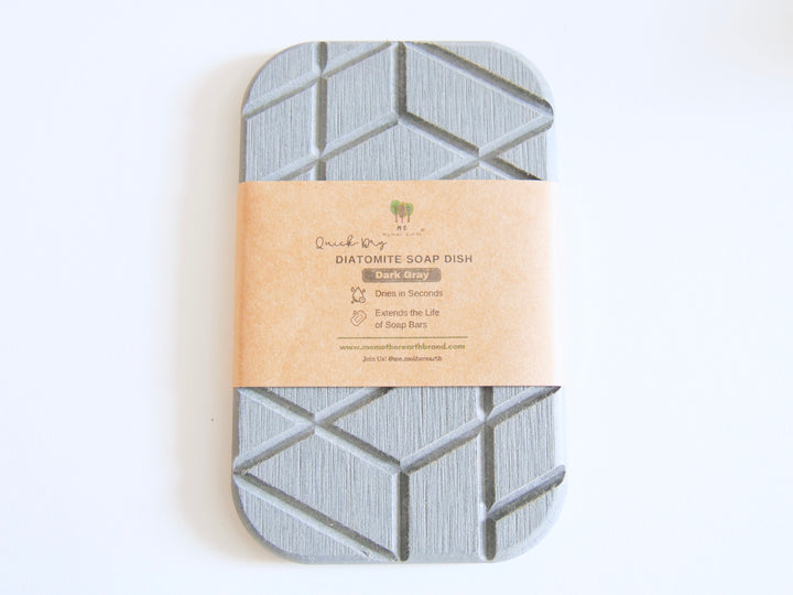 Eco Soap Lift Soap Dish Soap Saver Made of Renewable Diatomaceous Clay Earth from Fossilized Algae