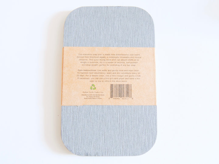 Eco Soap Lift Soap Dish Soap Saver Made of Renewable Diatomaceous Clay Earth from Fossilized Algae