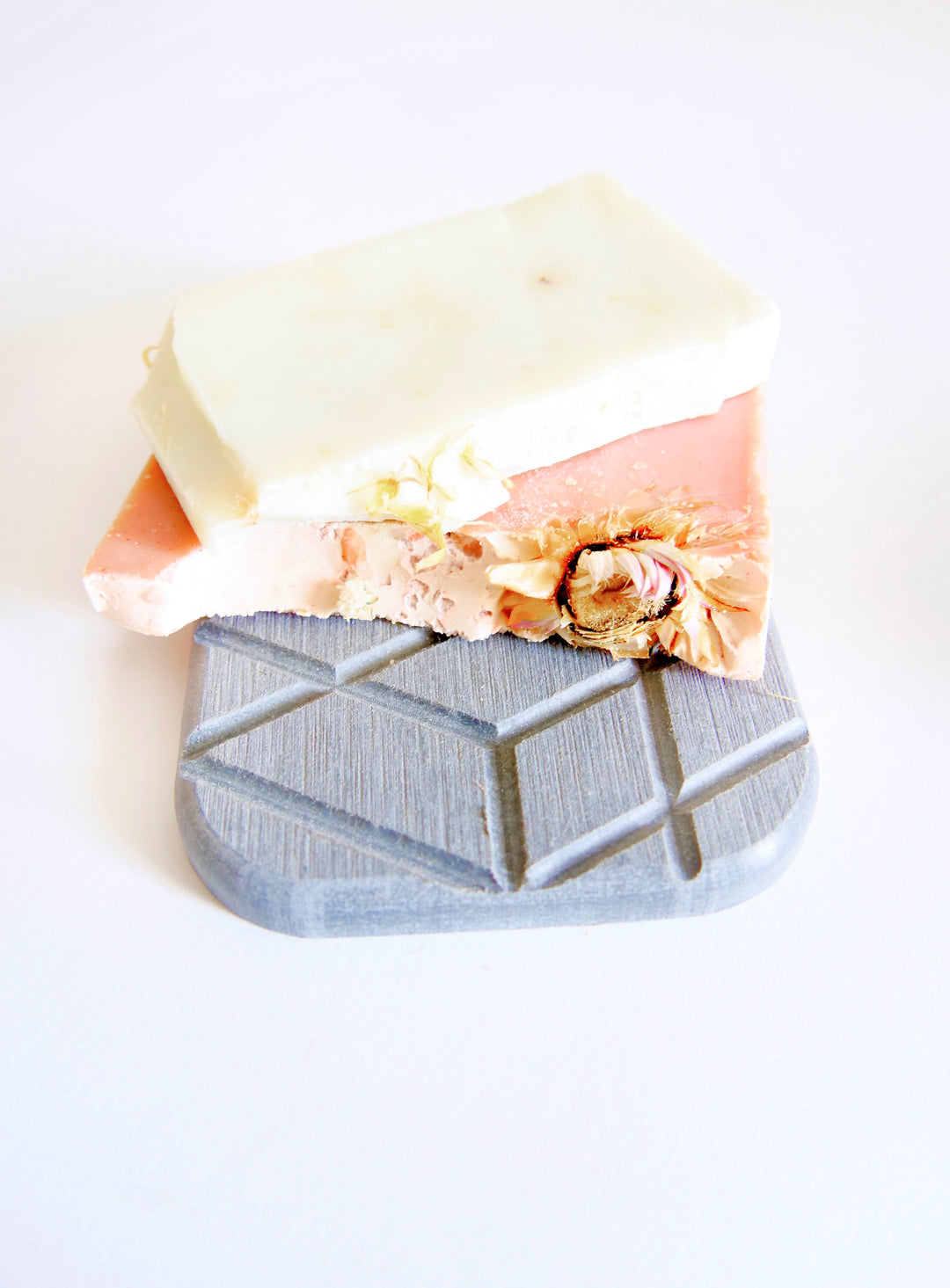 Eco Soap Lift Soap Dish Soap Saver Made of Renewable Diatomaceous Clay Earth from Fossilized Algae