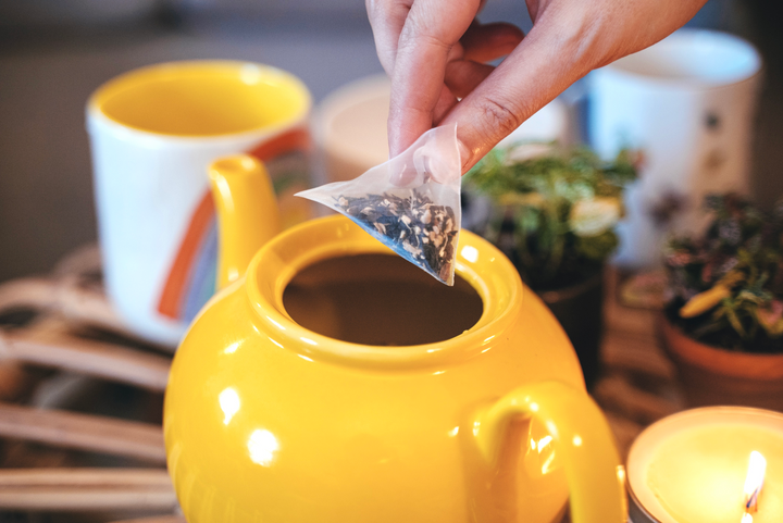 Build Your Own Custom Tea Time Gift Set with Honey and Two Teas + Tea Towel of Your Choice