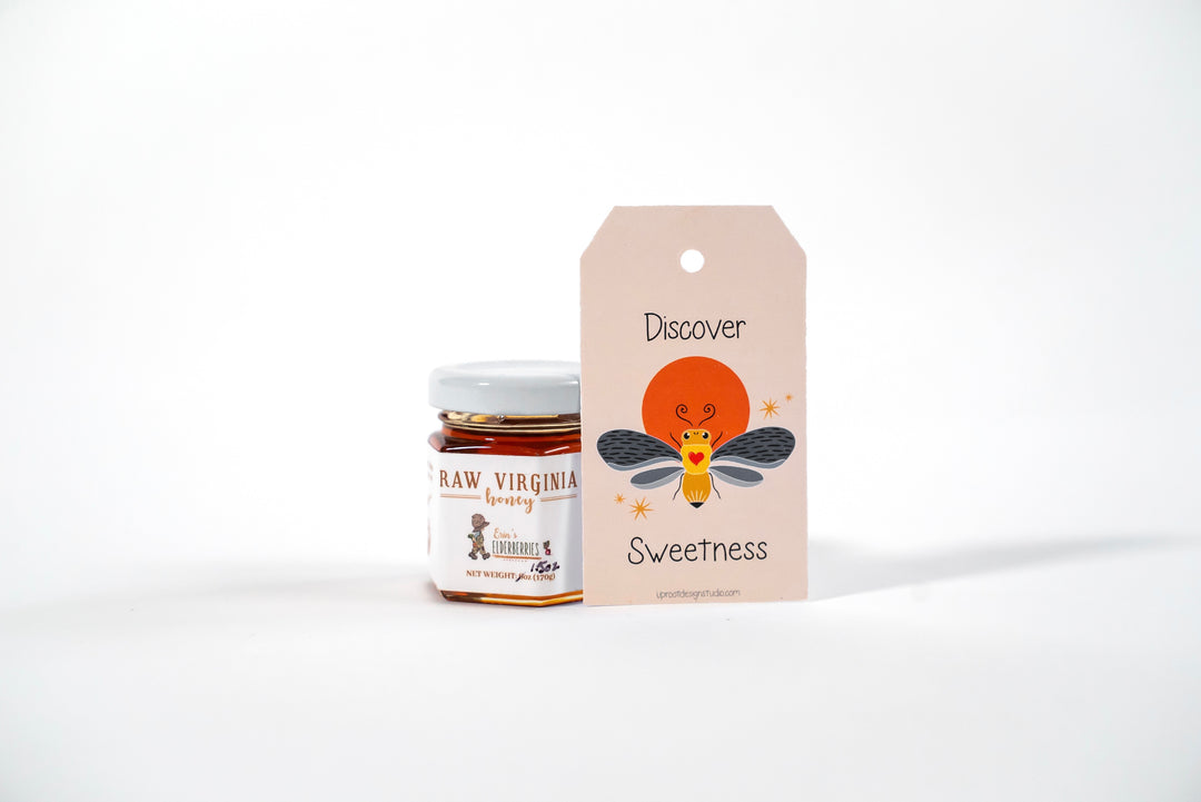 "Scrumptious Spice" Organic Tea Gift Set w. Honey & Tea Towel (Restful Brew)
