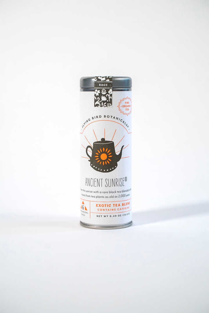 "Lively Spirit" Organic Tea Gift Set w. Pocket Mindfulness Journal & Honey (Sip & Enjoy)