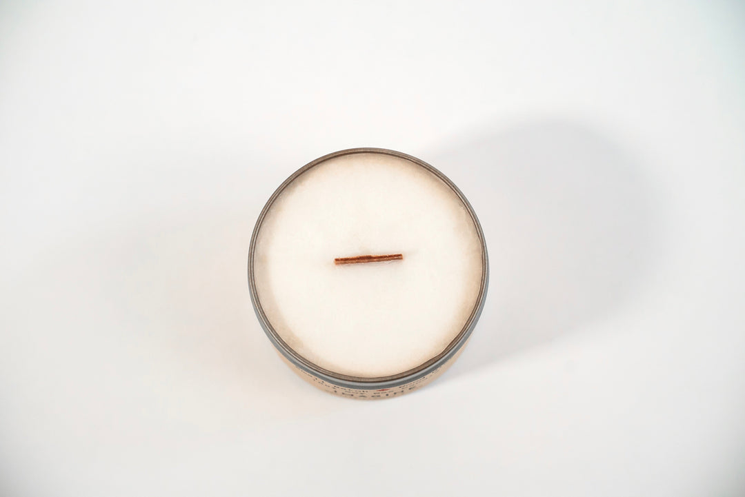 Shine On Candle Relaxation Set: "Sunday Detox" Candle (Bergamot, Anise, White Clove, and Vanilla), Meditation Card + Mindfulness Journal