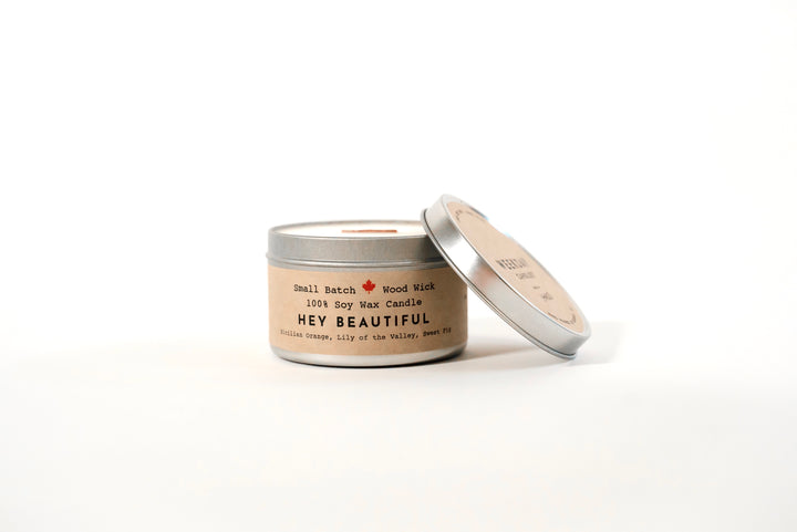 "Healing Wellness" Gift Box: Lavender Eye Pillow, 2 Peaceful Teas, Honey, Scented Candle & Greeting Card (Natural Comforts / Grow & Bloom)