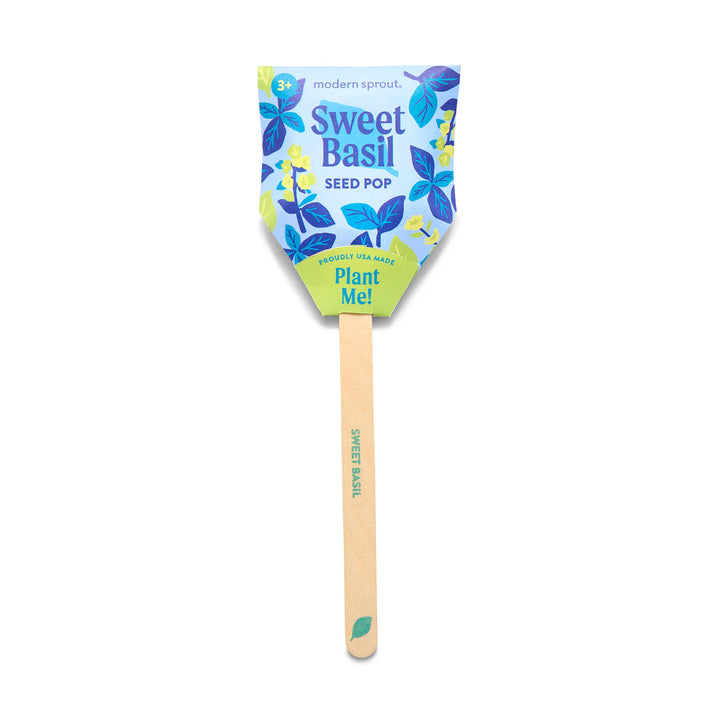 Assorted Garden Seed Lollipop with Non-GMO & Organic Seeds (Modern Sprout)