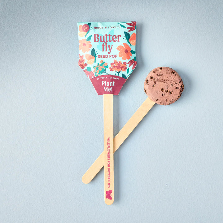 Assorted Pollinator Seed Lollipop with Non-GMO Seeds (Modern Sprout)