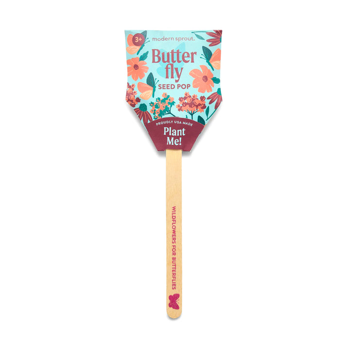 Assorted Pollinator Seed Lollipop with Non-GMO Seeds (Modern Sprout)