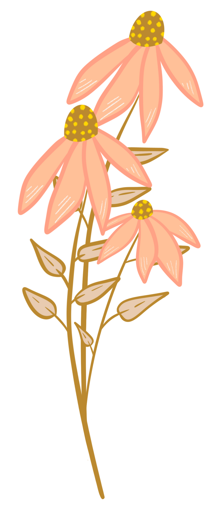 Fanciful Folk Art Individual Sticker Collection - Large (Celebrate Pollinators / Grow & Bloom / Tropical Gardeners)