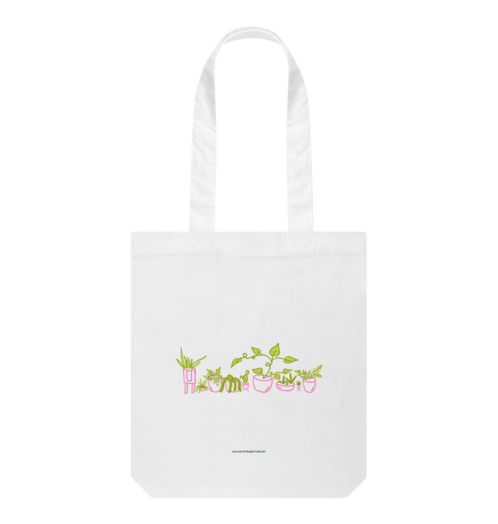 "Plant Parent" Gift Box: Pink Polka-Dot Houseplant Kit, "Hey Beautiful" Soy Candle, Houseplant Tote Bag, Greeting Card, Floral Tea, Mindfulness Journal (Grow & Bloom)