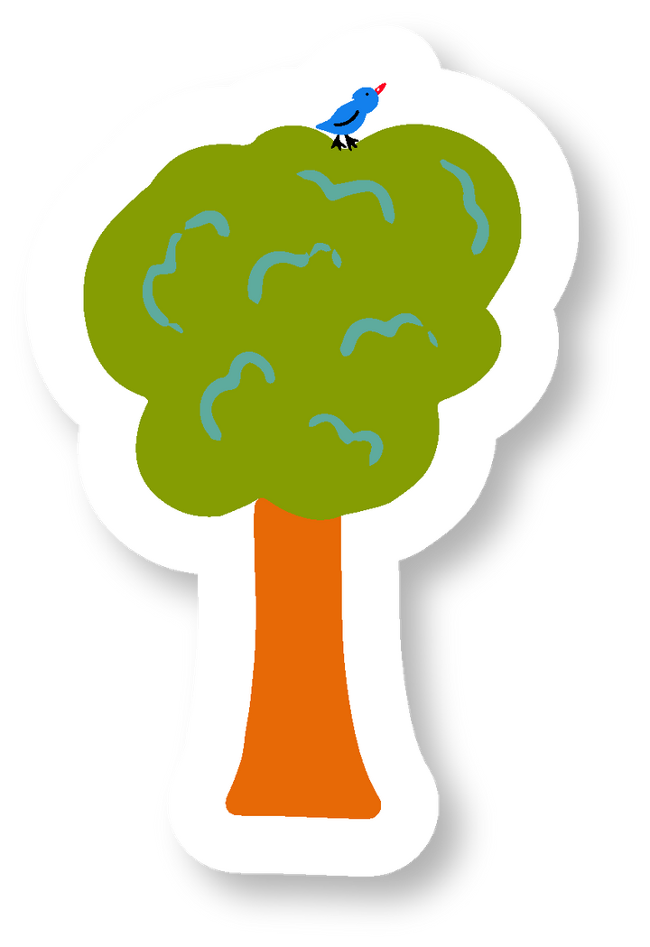 "Green Cities" Assorted Hand-drawn Adorable Individual Stickers - S, M, L (Grow & Bloom / Celebrate Pollinators)