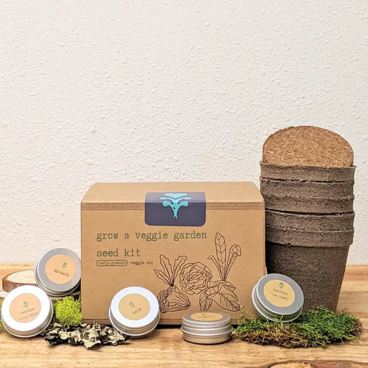 "Get Growing" Mindful Gardening Kit: Mindfulness Journal, Meditation Card +  Growing Kit - Assorted (Grow & Bloom)