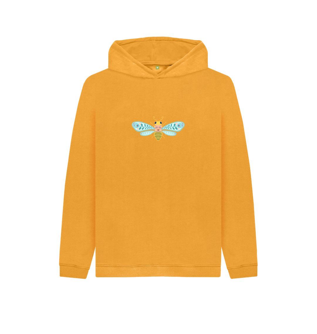 Mustard Cozy Bee Pullover Hoodie Sweatshirt Assorted Colors (Kids)