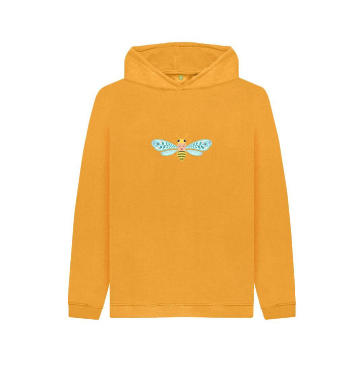 Mustard Cozy Bee Pullover Hoodie Sweatshirt Assorted Colors (Kids)