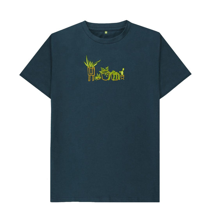 Denim Blue Plant Love T-Shirt (Adult - Assorted Colors)
