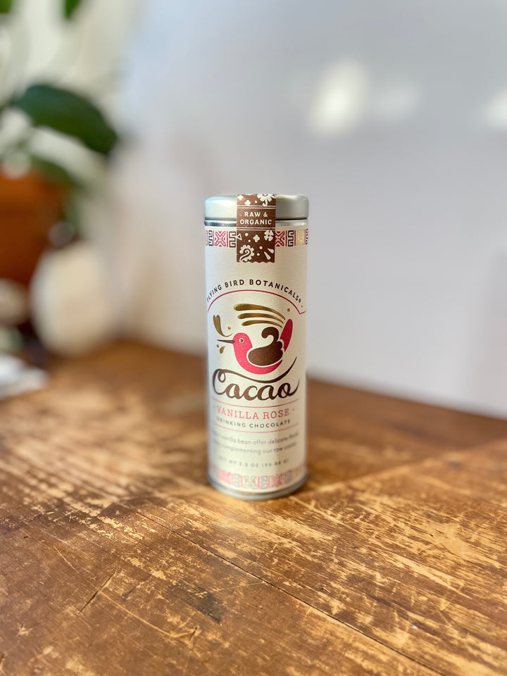 "Connect" Gift Box with Luscious Flavored Hot Chocolate, Scented Soy Candle with Crackling Wick, Houseplant Greeting Card, Stickers (Love in Bloom)