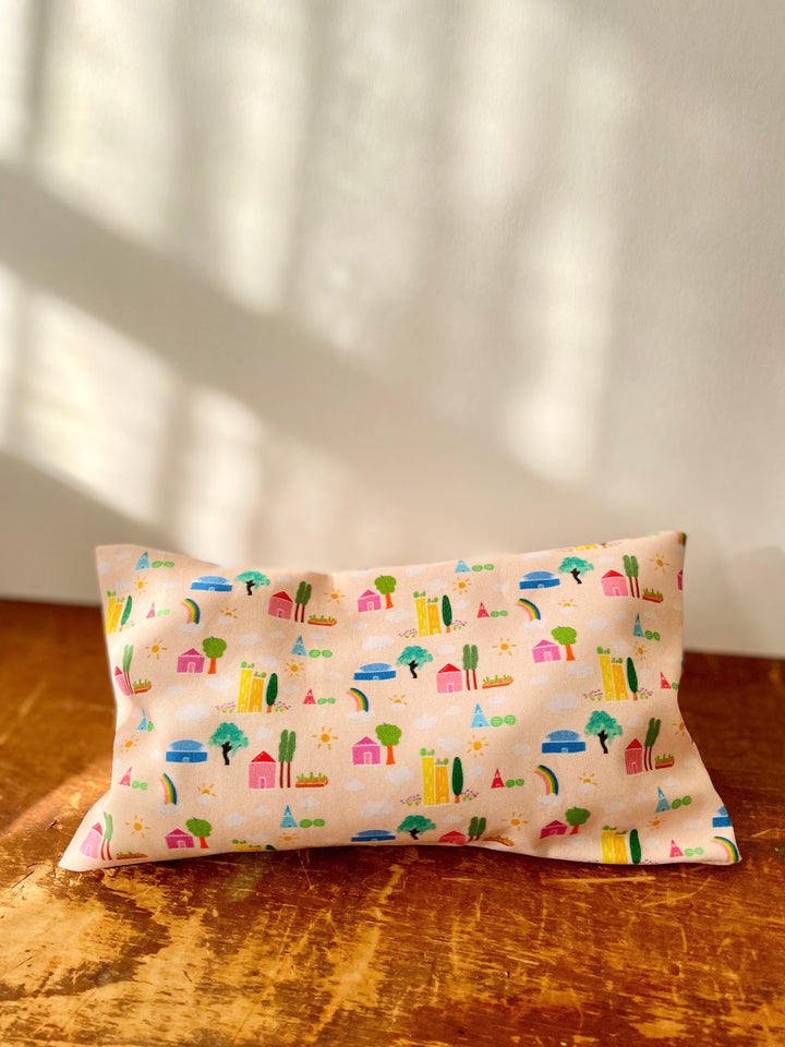 Scented Serenity Eye Pillow - Green Cities Pattern (Grow & Bloom Collection)