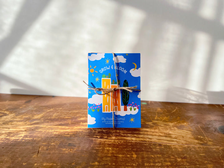 "Mindful Moments" Pocket Eco-Journal with Prompts, Coloring Pages & Reflections (Grow & Bloom)