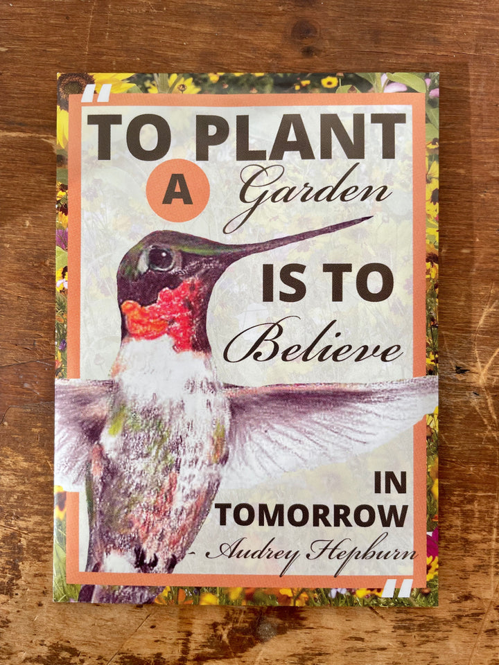 Non-GMO Wildflower Pollinator Garden Seed Packet - Attract Bees, Butterflies & Hummingbirds! (Seeds of Hope)