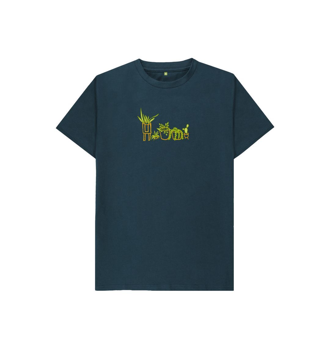 Denim Blue Plant Love T-Shirt (Kids - Assorted Colors)