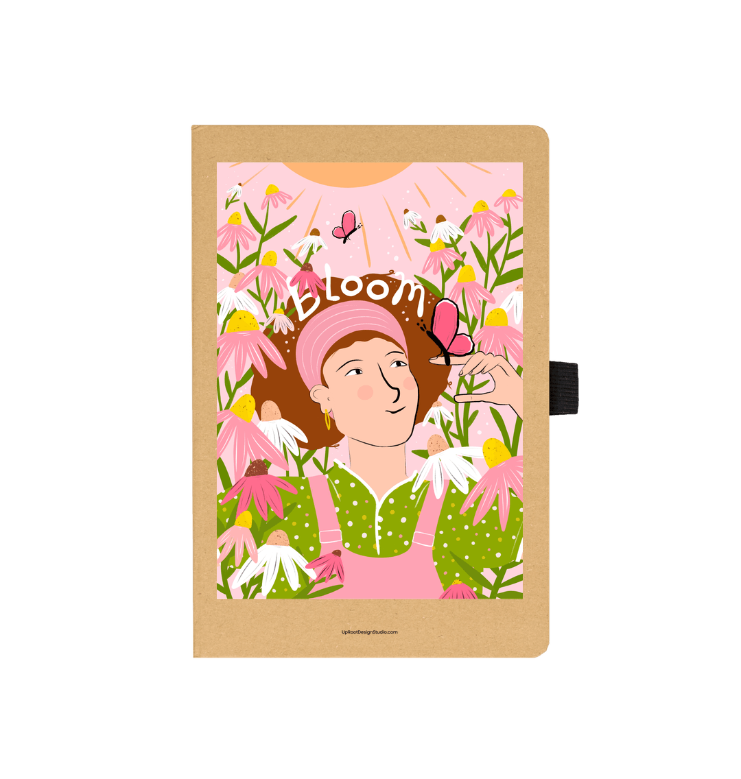 Kraft Bloom Wildflowers Eco-Friendly Recycled Journal (Kraft)