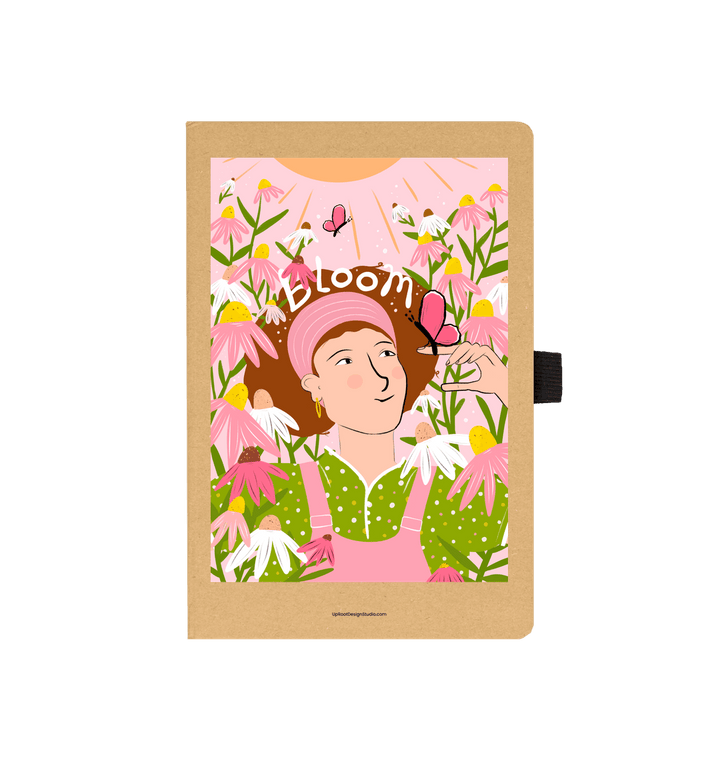 Kraft Bloom Wildflowers Eco-Friendly Recycled Journal (Kraft)