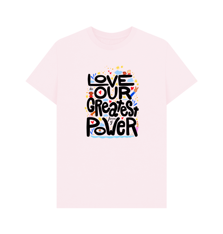 Pink Printed T-shirt Front