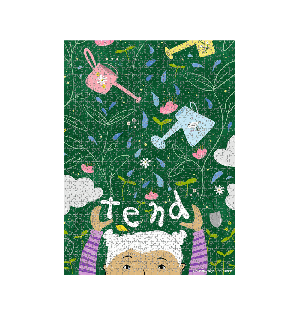 White Tend Eco-Friendly Recycled Puzzle