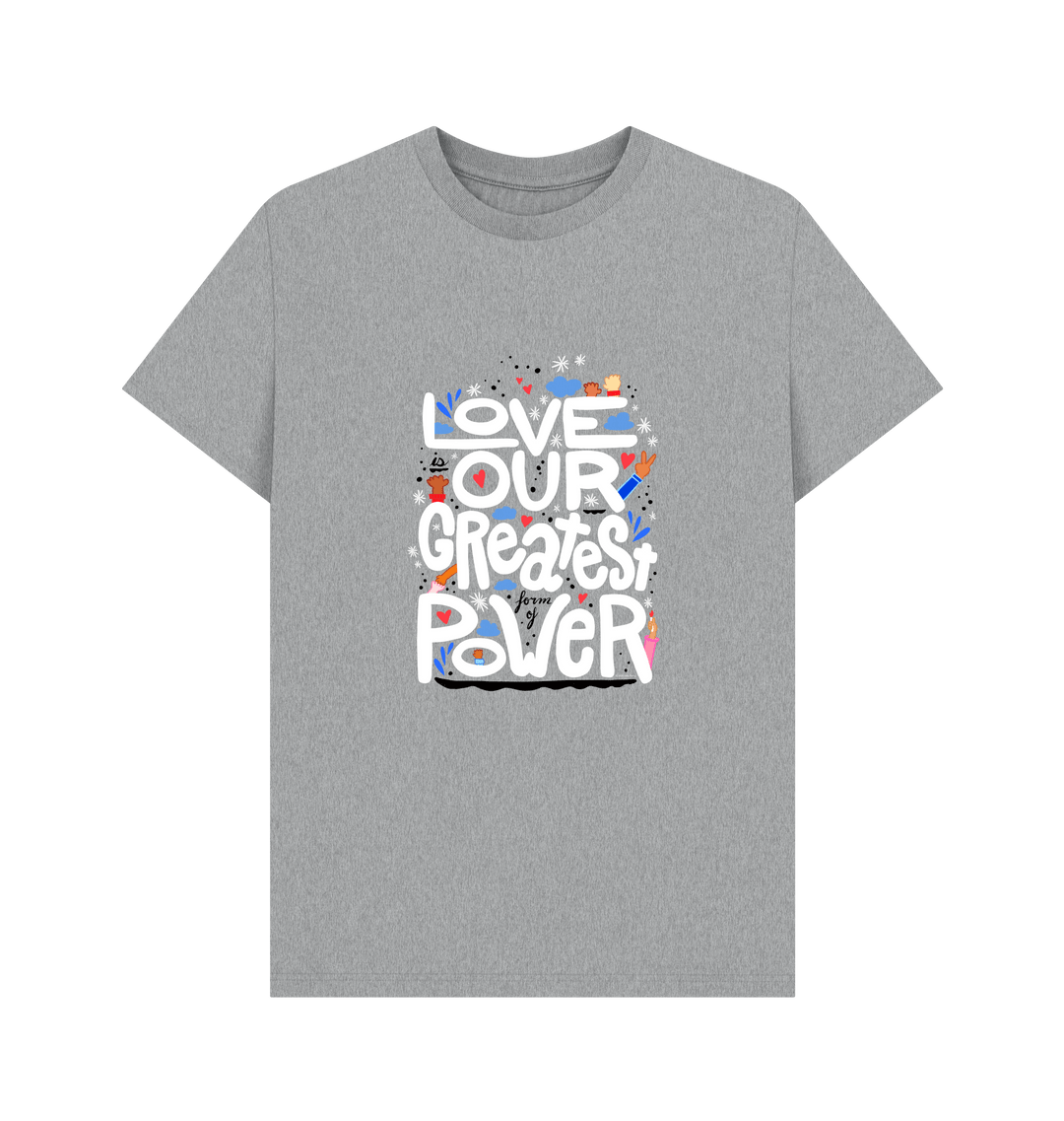Athletic Grey Printed T-shirt Front