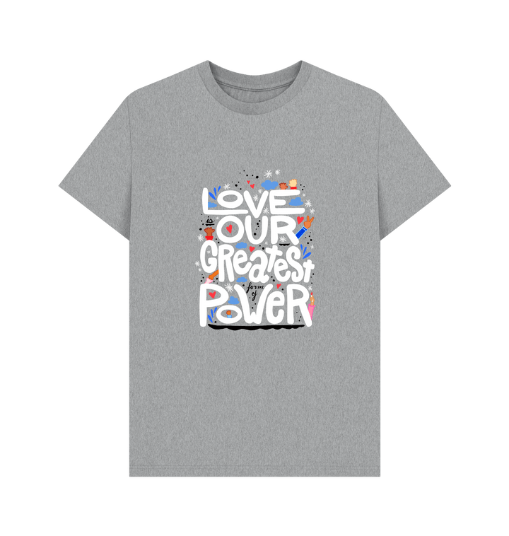 Athletic Grey Printed T-shirt Front
