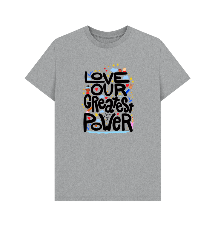 Athletic Grey Printed T-shirt Front