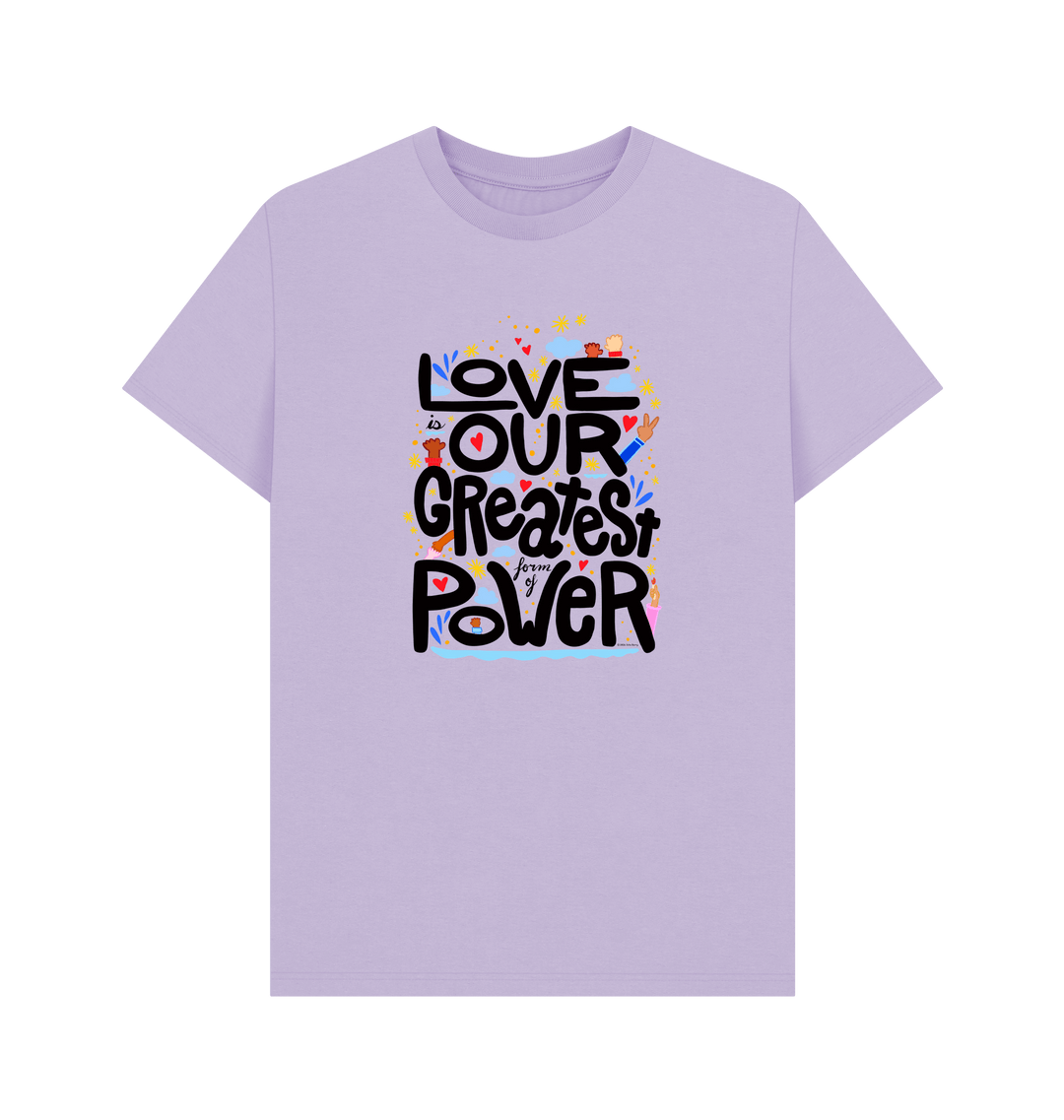 Lilac Printed T-shirt Front