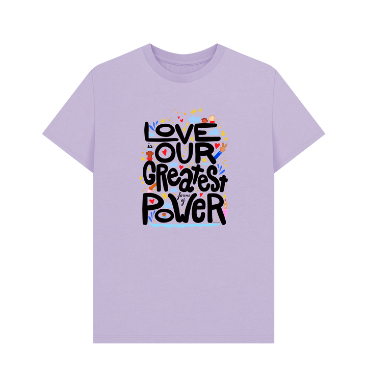 Lilac Printed T-shirt Front