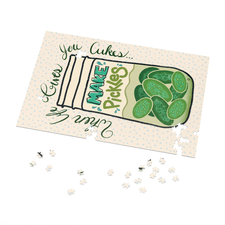 Jigsaw Puzzle with Tin