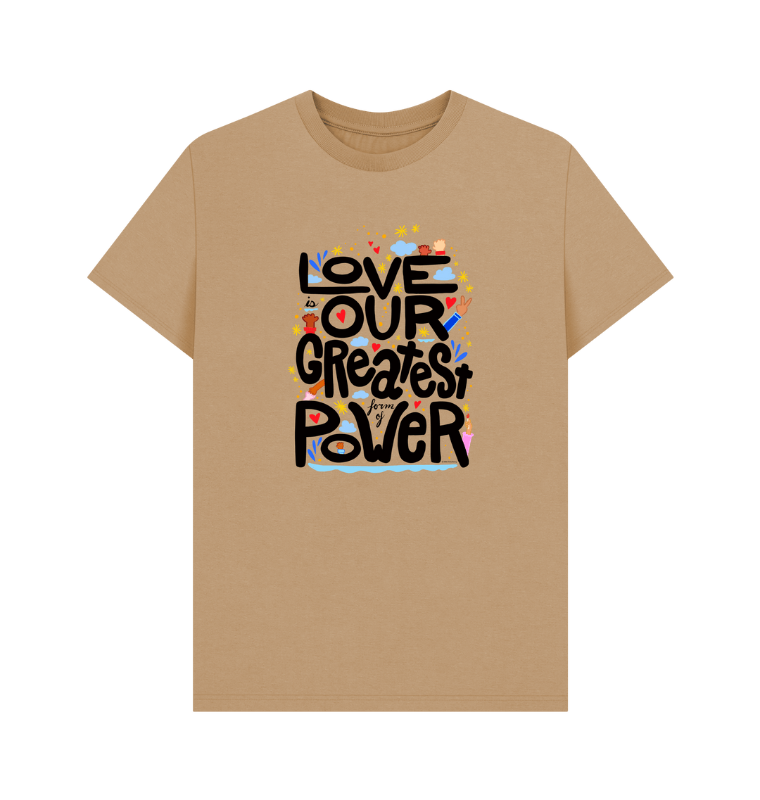 Sand Printed T-shirt Front
