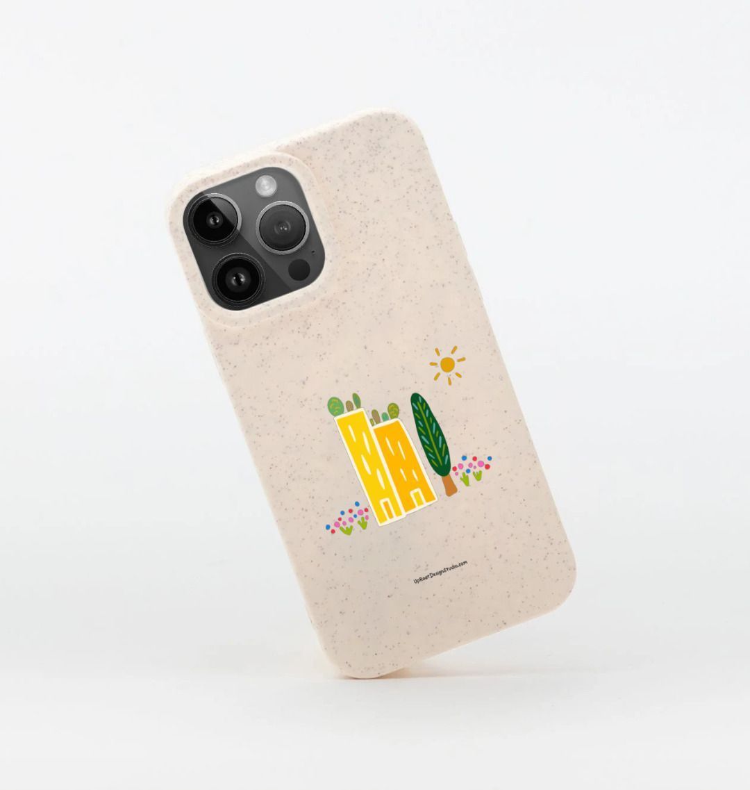 Green Cities Eco-Friendly Phone Case (Oatmeal)