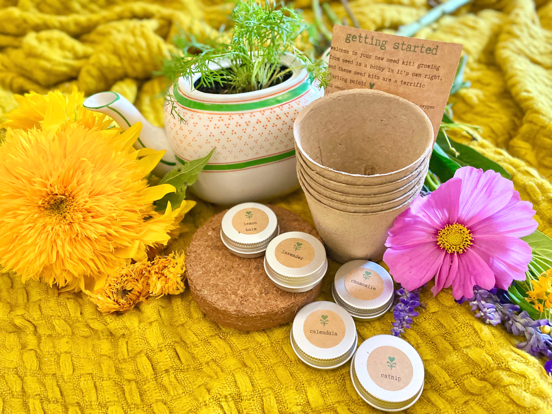 tea garden seed kit Herbal Tea Garden Growing Kit (Get Growing) – UpRoot Design Studio