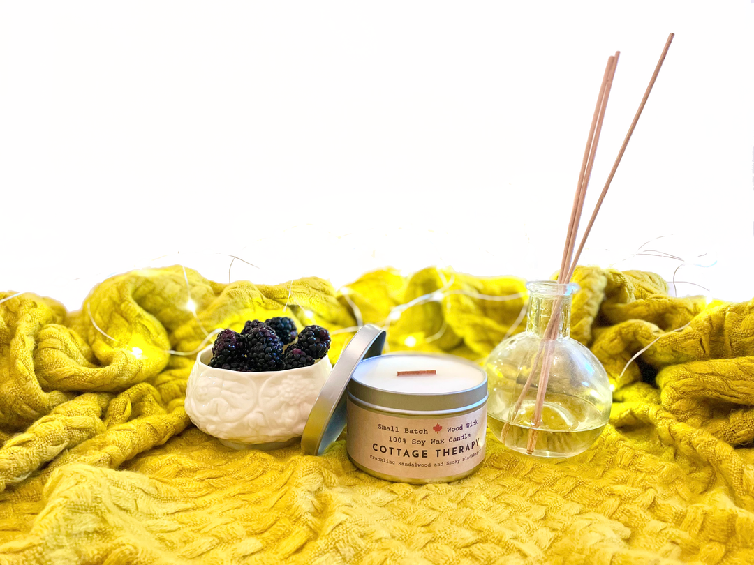 Build Your Own Custom Wellness Box with Organic Eye Pillow, Tea, Soy Candle & Greeting Card w. Envelope
