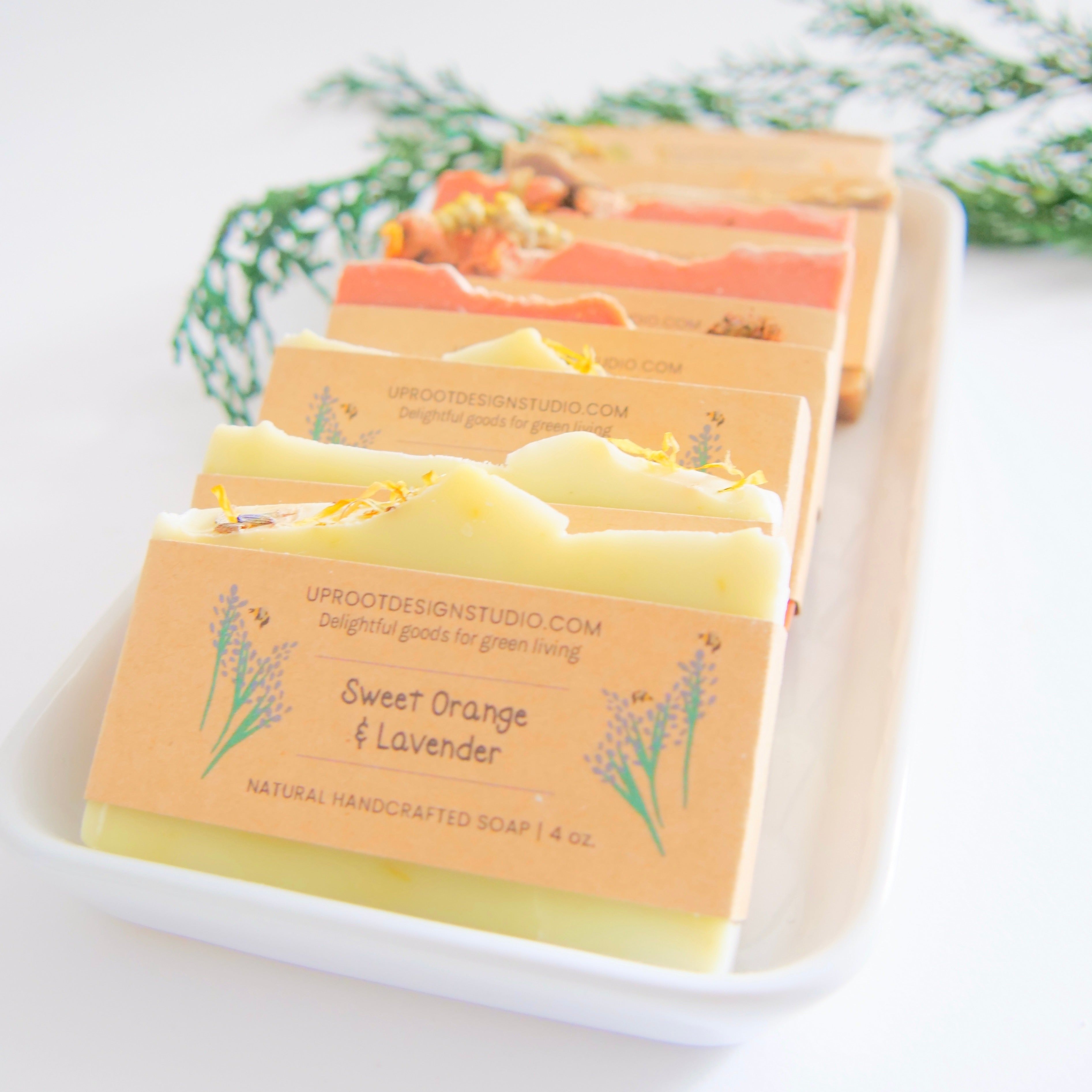 Handmade Scented Soap w. Foraged, Natural, Organic Ingredients for a R ...