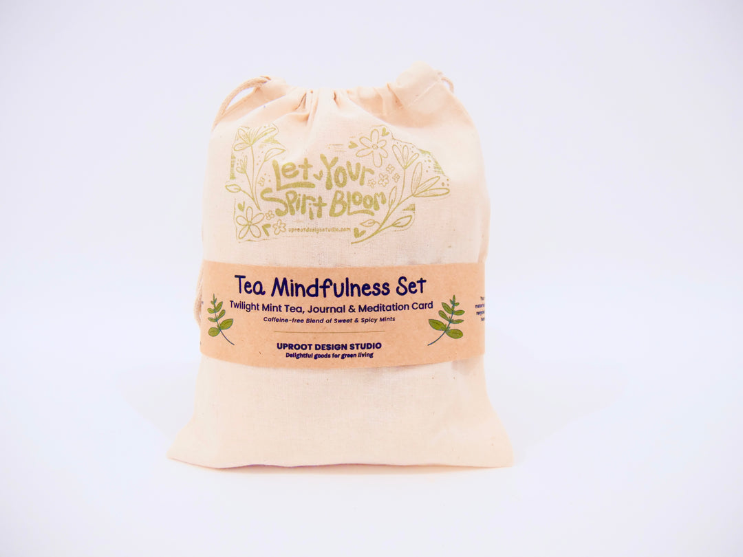 "Savor the Moment" Tea Mindfulness Set with Tea, Mindfulness Journal & Meditation Card (Tea Time)