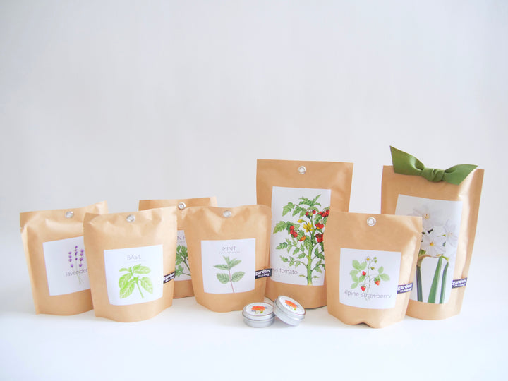 Build Your Own Custom Growing Gift Box with Garden Kit, Plant Kit, Organic Tea & Meditation Card of Your Choice