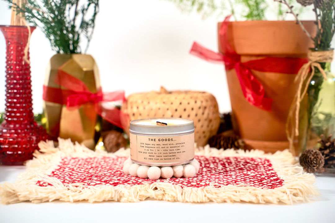 Winter Light: Soy Crackling Wick Eco-Candles (Assorted)